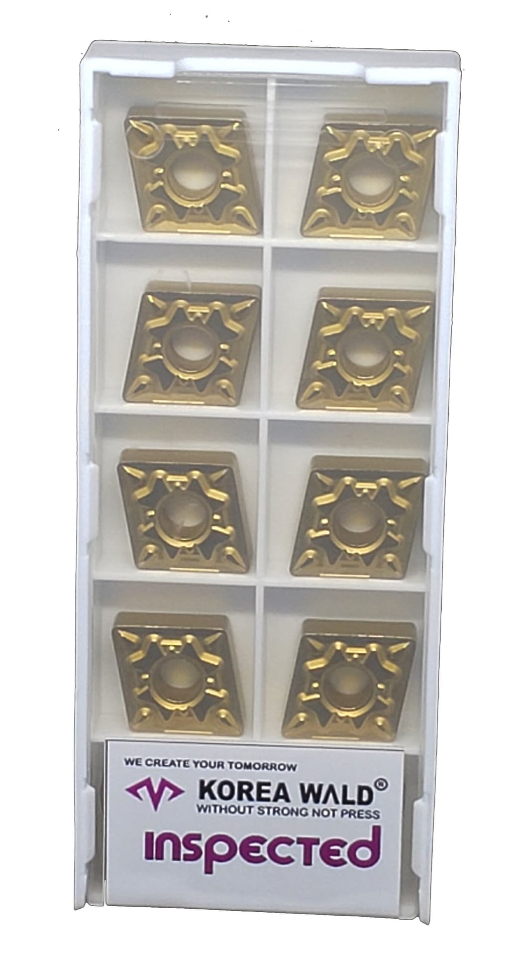 CNMG 120408 Carbide Indexable Turning Insert CVD Coated For Steel CNC