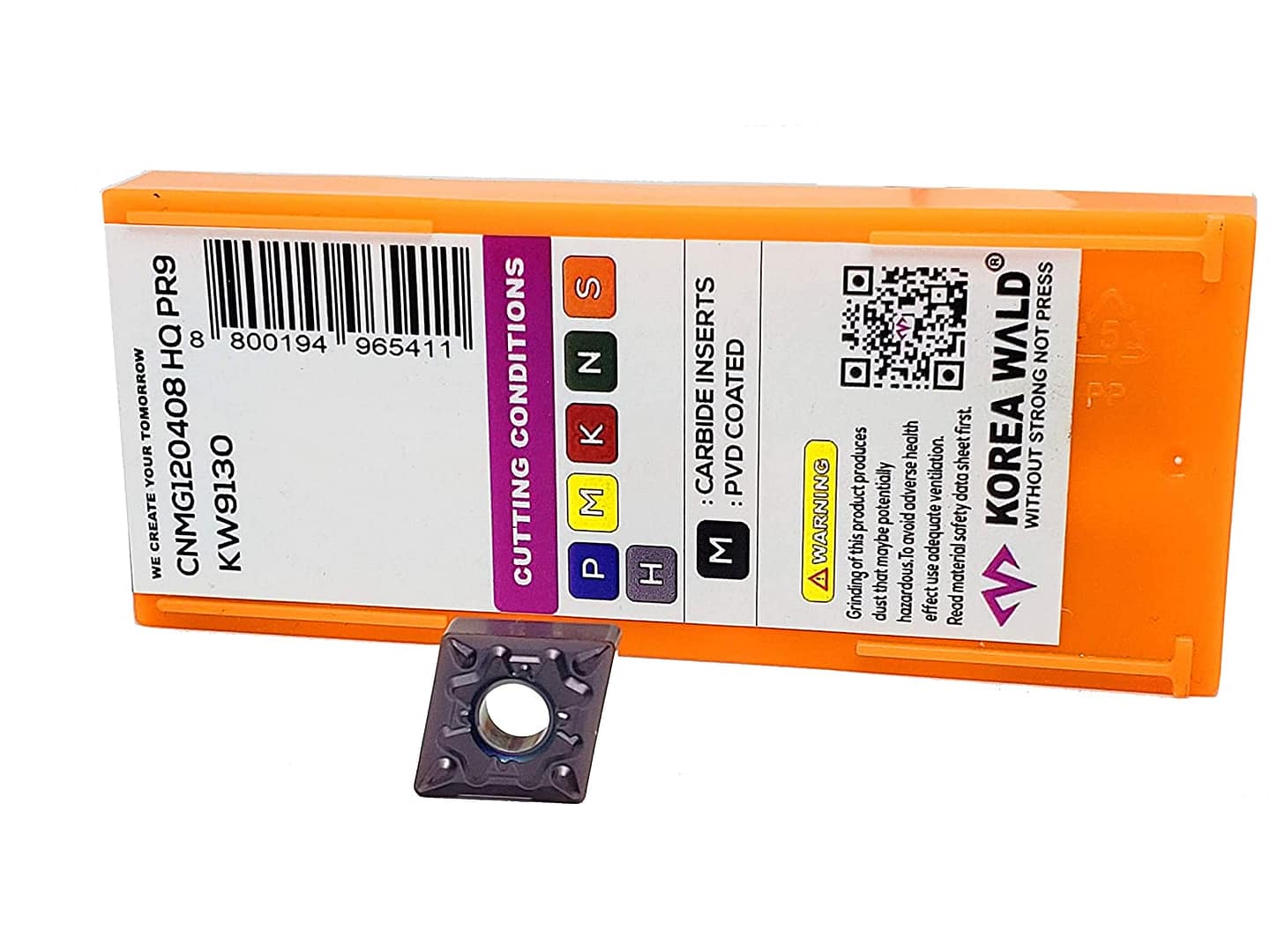 CNMG 120408 Carbide Indexable Turning insert PVD Coated for Stainless Steel CNC Cutting Tool 10 Pcs Pack - Image 3