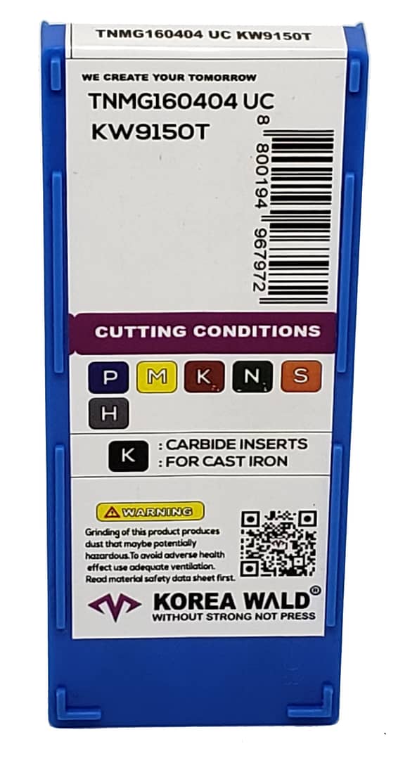 TNMG 160404 Turning inserts CVD Coated for Cast Iron CNC Cutting Tool 10 Pcs Pack - Image 2